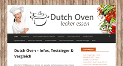Desktop Screenshot of dutch-oven.net